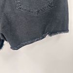 American Eagle  Black 90s Boyfriend Distressed CutOff Hi Rise Denim‎ Shorts Sz 12 Photo 11