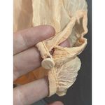 J.CREW Tiered Ruffle Dress in Chiffon Size 12 Coral Pastel Beach CI873 READ Pink Photo 11