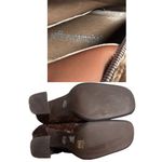 Jeffrey Campbell ‎ BROWN CRUSHED VELVET KNEE HIGH HEELED BOOTS 8 1/2 Photo 5