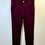Buffalo David Bitton  Pants Womens 6/28 Burgundy Jeans Royal Mid Rise Skinny Photo 0
