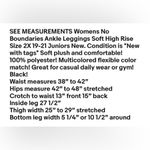 No Boundaries  Womens Ankle Leggings Soft High Rise Size 2X 19-21 Juniors New Photo 6