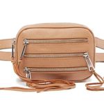 Rebecca Minkoff  3 Zip Leather Belt Fanny pack Bag DESERT TAN Photo 8