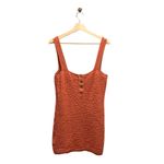 Free People FP Beach  Short And Sweet Sweater Dress Terracotta Size L Photo 10