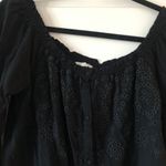 Honey Belle Cute black eyelet top Sz Lg Photo 2