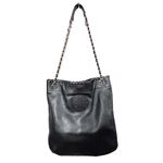 Tory Burch Black Pebbled Leather Marion Bookbag Satchel Crossbody $695+ MSRP! π Photo 2