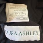 Laura Ashley Vintage Y2K Black Floral Embroidered Single Breasted Blazer Photo 5