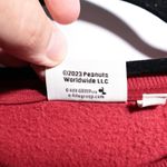 Aeropostale Peanuts Charlie Brown Snoopy Christmas Tree Red Sweatshirt M Size M Photo 3