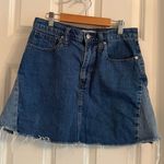 Madewell  Two-Toned Denim Skirt| Size: 27 Photo 0