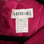 Sherri Hill  Long Satin Raspberry Two-Piece Dress Photo 5