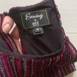 ECI NWT Evening by  New York pink stripe sparkle Night Out sleeveless top, size M Photo 3