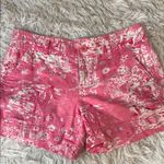 Lilly Pulitzer  Rare Shorts Pink Hard-To-Find Skinny Dipping Censored Print  2 Photo 0