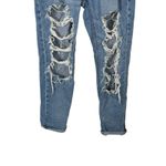 American Eagle  Distressed Mom Jeans Size 0 – Ripped Straight Leg Photo 4
