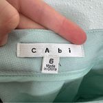 CAbi  Mint Twill Pencil Skirt Size 6 Photo 2