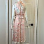Ryegrass Dress Pink Floral Fit Flare A Line Flowy Dress Size Small. Photo 2