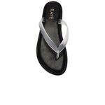 Raye Orion Sandals in Black Leather 7 with Box Womens Flip Flops Photo 3