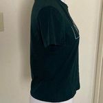 Topshop Dark Green LUCKY Star Short Sleeved Top Size 4 Photo 9