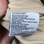 DJ Jaz Off The Shoulder Womens Dress Size 18 Short Sleeve Evening Gown Maxi Gold Photo 4