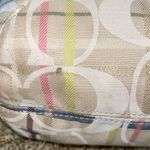 Coach  Poppy Tattersall Signature Plaid Tote Photo 8