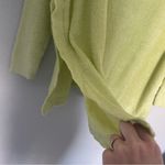 Lime Green Teddy Bear Sweater Loungewear NWT Size M Photo 1