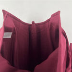 Quacker Factory Burgundy Rhinestone Jewel Embellished Scalloped V Photo 7