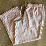 Victoria's Secret  Satin Pajama Pants Pink Striped L Photo 3