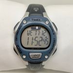 Timex  Ironman Triathlon women digital watch 34mm quartz 30 lap blue silver case Photo 0