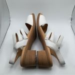 Dansko NWOB  Tansy Leather Block Heel Sandals  41 US 10.5-11 white slingback 1624 Photo 7