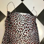 Marques Almeida Satin Midi Slip Dress Leopard Print Silver Pink Handkerchief Hem Photo 7