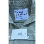 NWOT Frank & Eileen Ireland Sage Italian Linen Button Up Romper Playsuit Utility Green Size XXS Photo 8