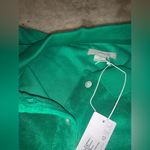 Outerknown Women's Rewind Polo Shirt In Bright Green M 128$ Nwot summer preppy Size M Photo 3