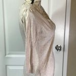 Loft Ann Taylor  beige long sleeve pullover V-neck Photo 6