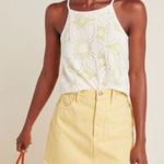 Anthropologie White Lace Overlay
Cosette Top Size Small Eyelet Design Photo 0