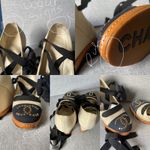 Chanel Lace Up Wedge Photo 12