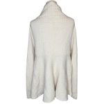 Agnona Cashmere Cardigan Sweater Cream Ribbed Knit Italy size 48 / US 12, Large White Photo 3