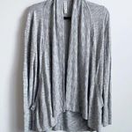 Athleta  Size XXS Gray Pranayama Wrap Sweater Top Open Thumbholes Cardigan Photo 0