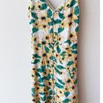 NWT Cupcakes and Cashmere Floral Tie Waist Dress Green Size M Photo 6