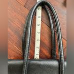 Elegant Black Bucket Faux Leather Tote Bag Photo 6