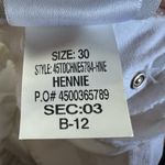 joe's jeans Joe’s Jeans Flawless The Charlie High Rise Skinny Ankle Hennie Jeans White Sz 30 Photo 11
