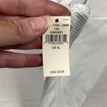 Aerie Bikini Bottoms Womens Size XL Cheekiest NWT White Textured Side Ties Photo 3