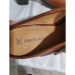 Johnston & Murphy Vivica Leather Buckle Block Heel Lug Sole Mules. S39 Photo 4