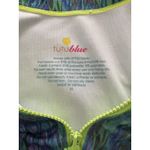TutuBlue Full Zip Womens XS Blue Green Rash Guard UPF50 Thumbhole Pocket Photo 4