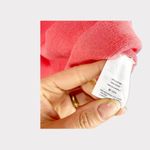 J.Crew  Womens Pullover Sweater Pink Cotton 3/4 Trumpet Sleeve Scoop Neck L Photo 4