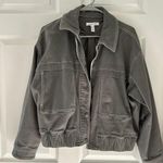 Peace Love World Gray Denim Jacket Photo 0