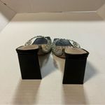 Schutz  Heel Lizah Crystal Vinyl Sandal Mule Slip On in Black Sz 8.5 NWOB *flaws* Photo 11