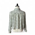 Adara Women's M Long Sleeve Bird Print Button Up Shirt Preppy Size M Photo 1