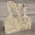 Free People White Lace Bralette Photo 0