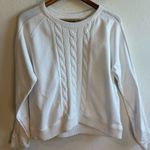 Tuckernuck  White Cable Knit Reid Sweatshirt
TNUCK SPORT Photo 5
