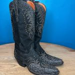 Dan Post  Envy Women’s Western Studded Cowboy Boots Black Leather Size 7.5 Photo 0