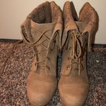 Charlotte Russe Brown Suede Booties Photo 0