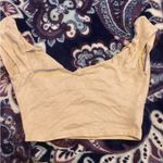 Backless Crop Tee Gray Photo 2